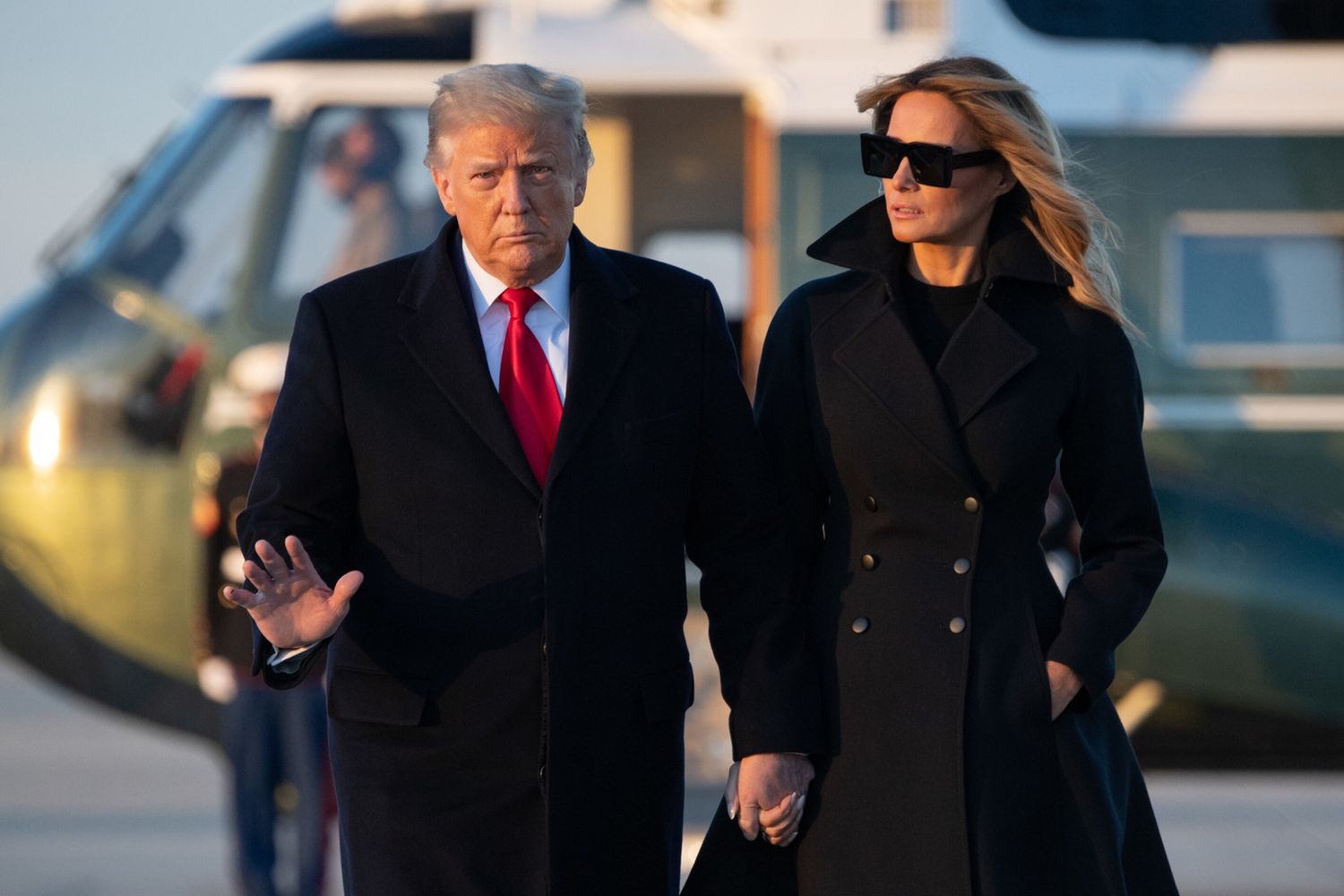 Il presidente Donald Trump e la moglie Melania&nbsp;