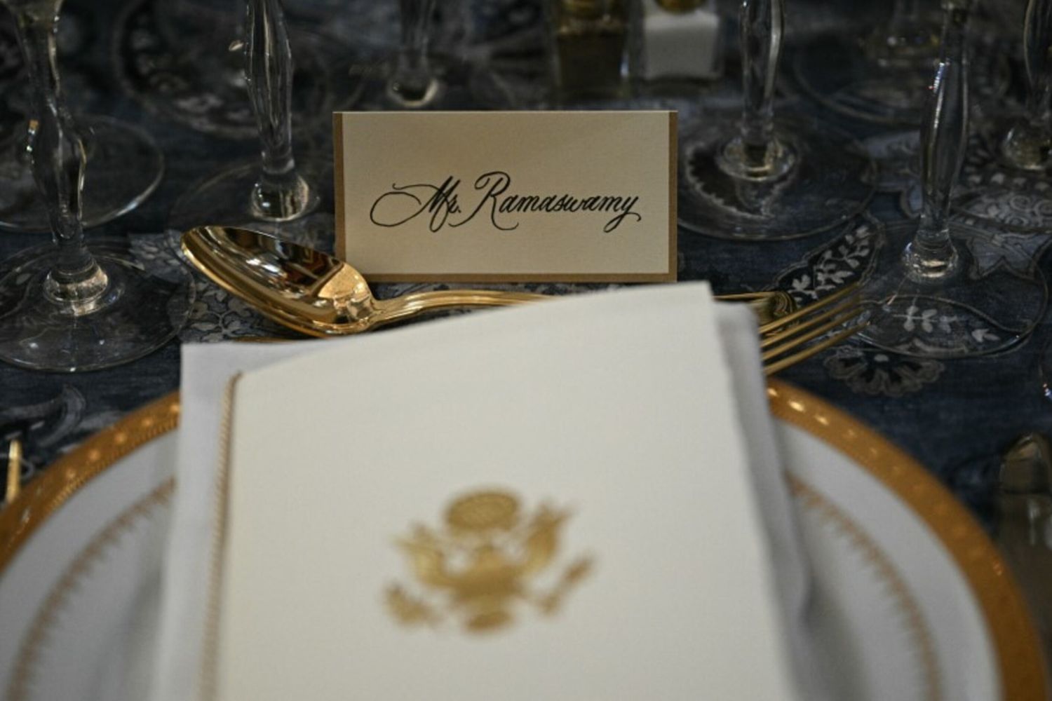 Menu pranzo insediamento Trump