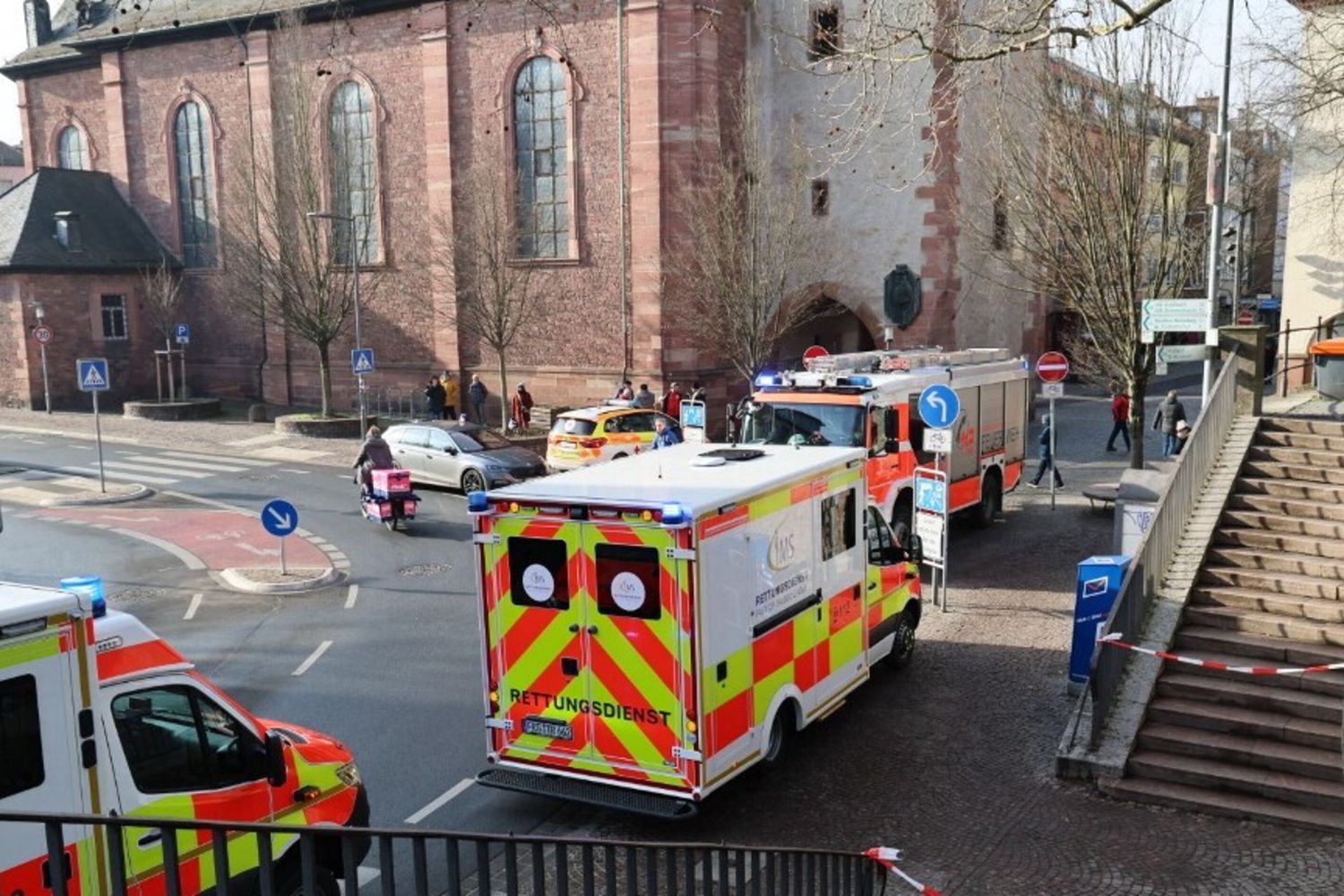 Luogo dell'attacco in  Baviera, Aschaffenburg