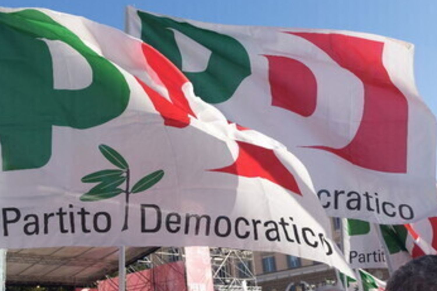 Manifestazione del Pd