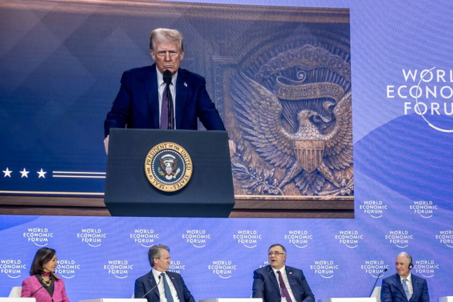 Intervento di Trump a Davos