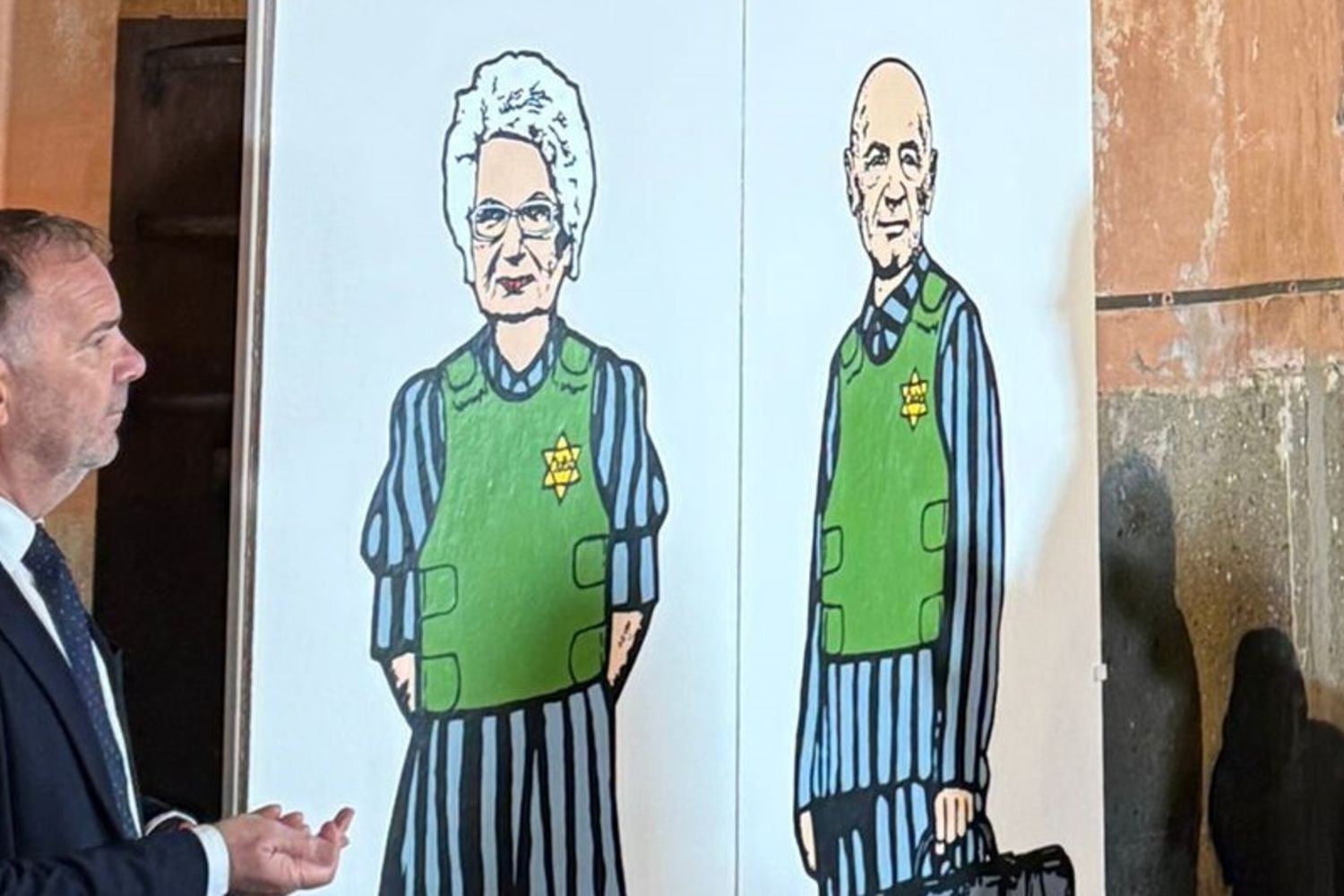 Murale Liliana Segre e Sami Modiano