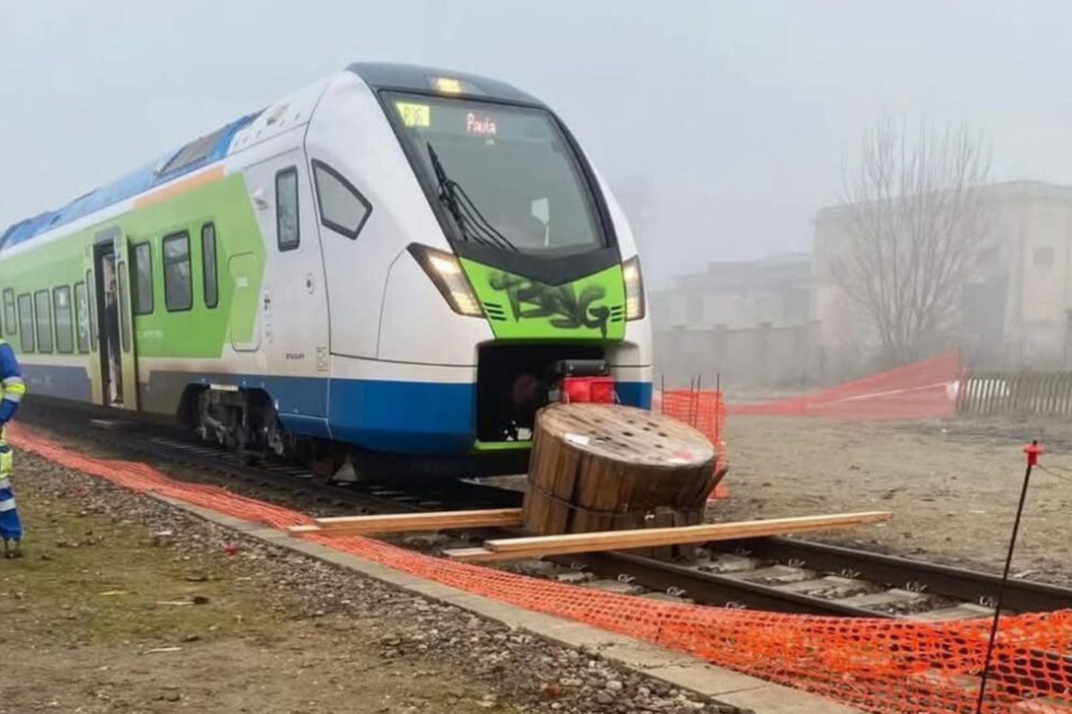 Maxi bobina sui binari nel Pavese, "si sospetta un atto vandalico"