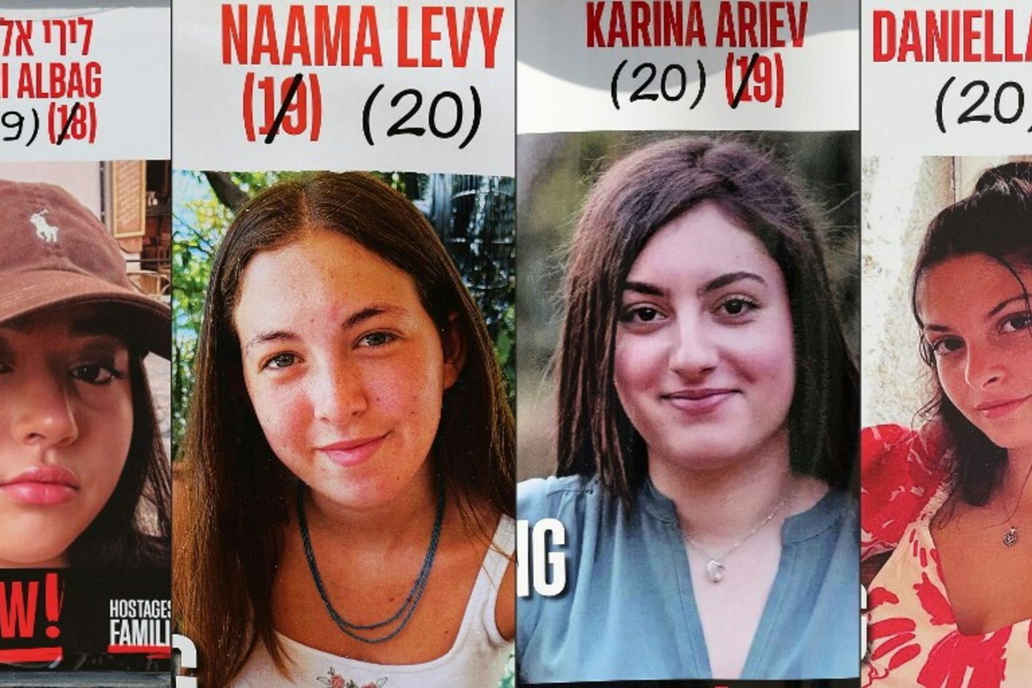 Liri Albag, Naama Levy, Karina Ariev e Daniela Gilboa