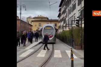 Giani inaugura nuova tratta tramvia di Firenze con Nardella e la sindaca Funaro