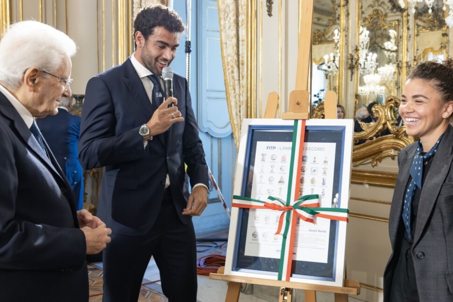 Mattarella riceve l'Italtennis: "Sinner? Complimenti per gli Australian Open"