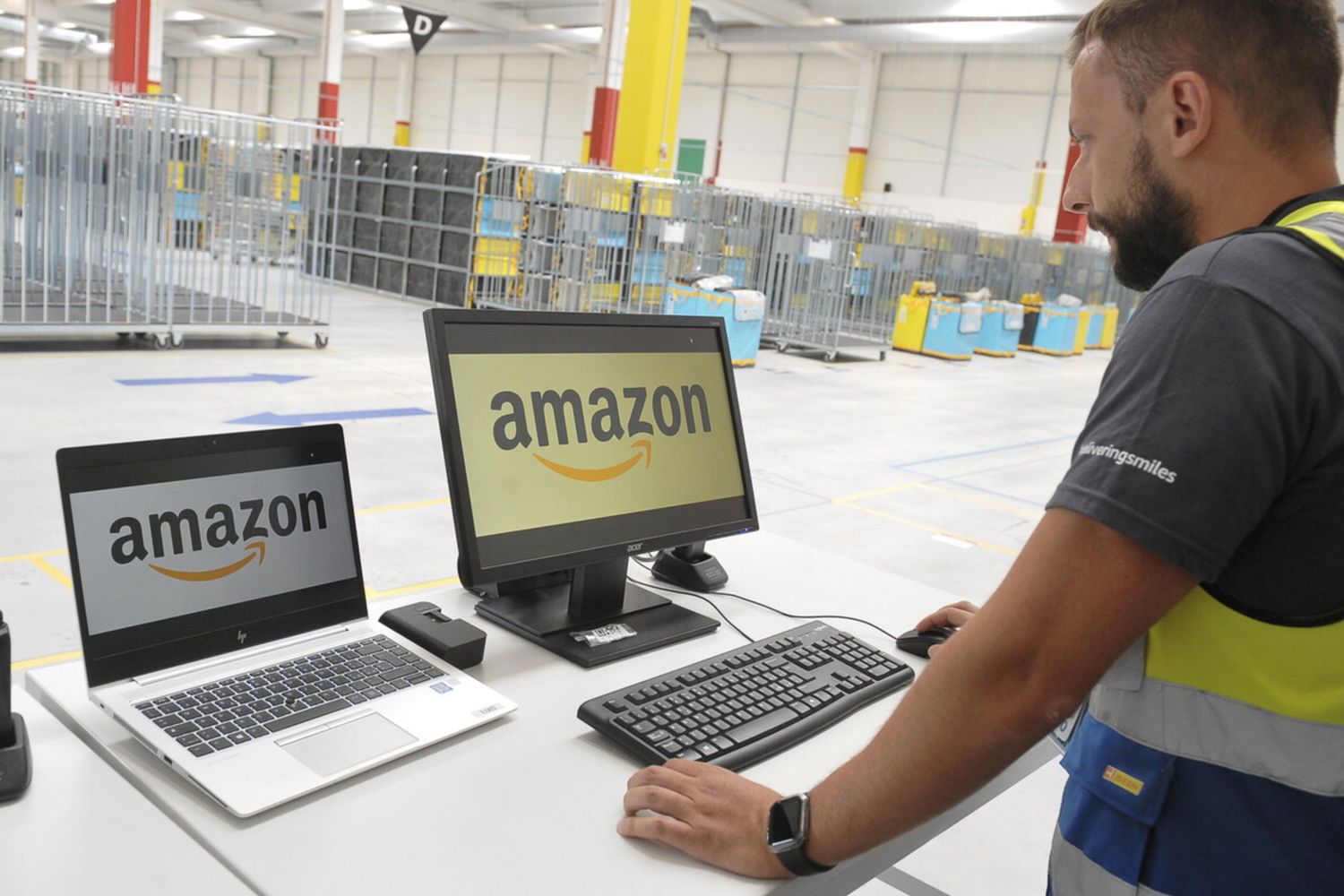 Deposito Amazon in Italia