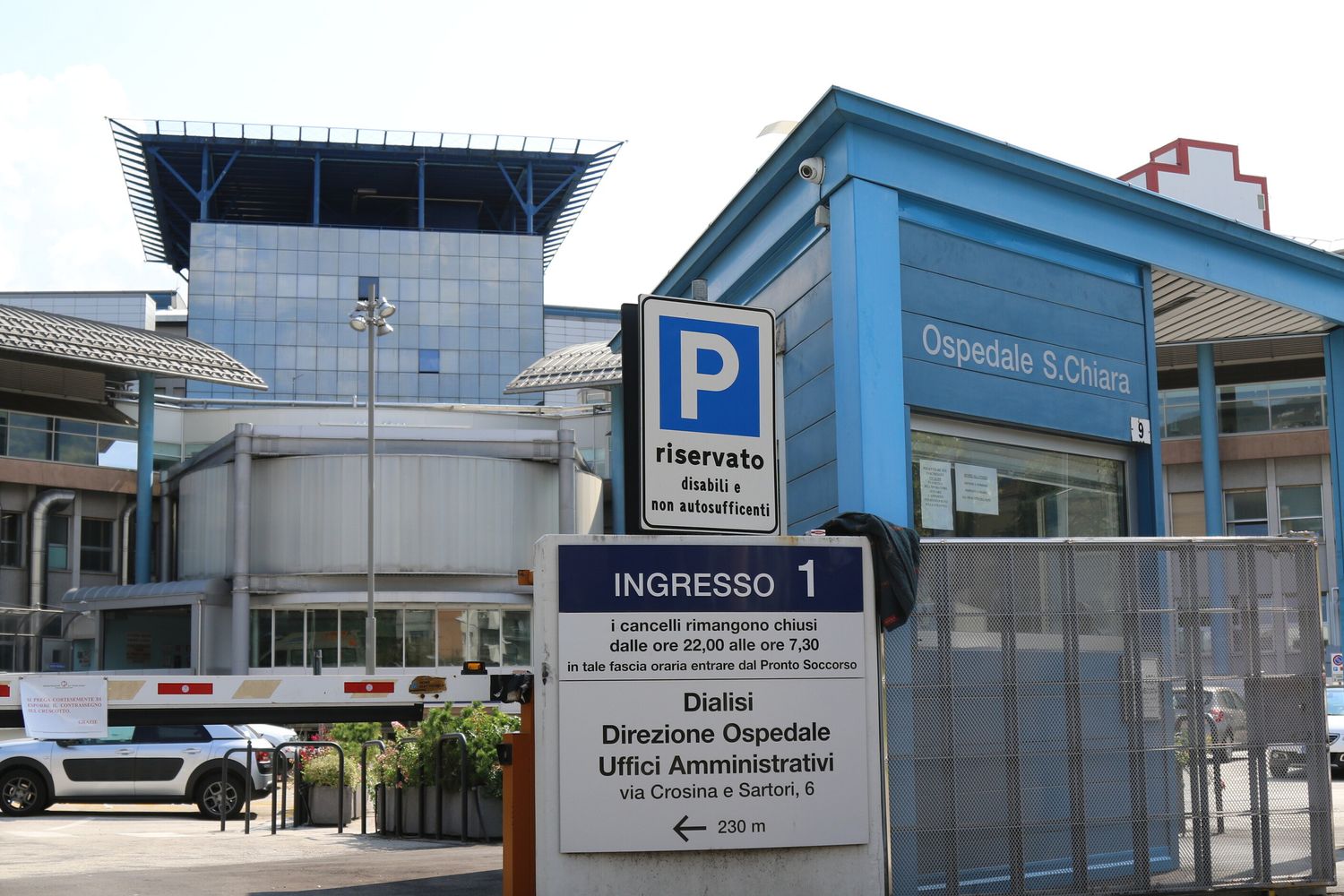 L'ospedale Santa Chiara di Trento