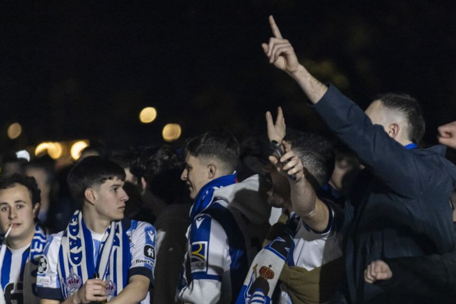 Tifosi del Real Sociedad a Roma