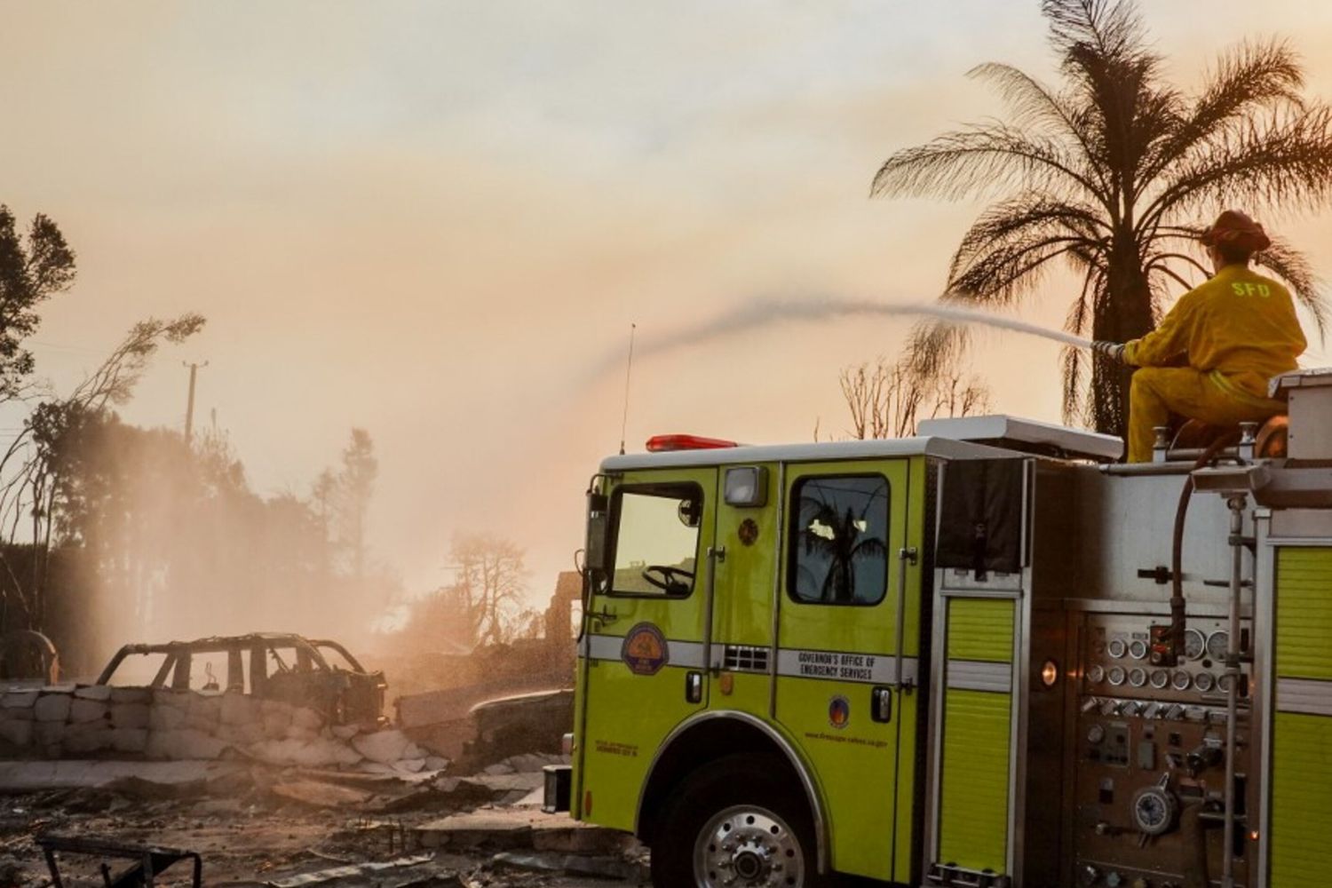Incendi in California