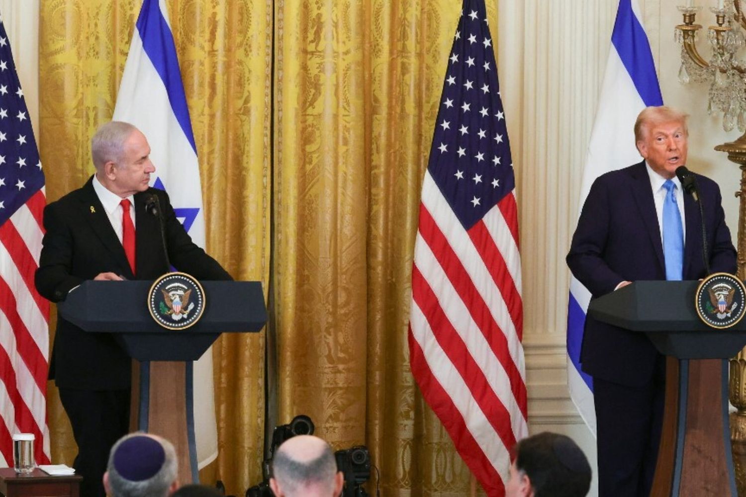 Donald Trump e benjamin Netanyahu