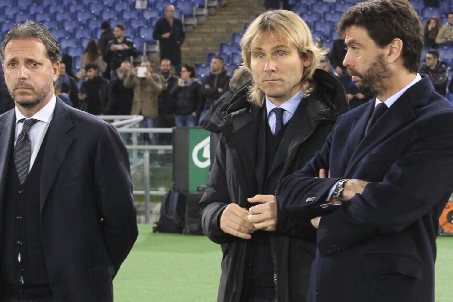 Fabio Paratici, Pavel Nedved e Andrea Agnelli