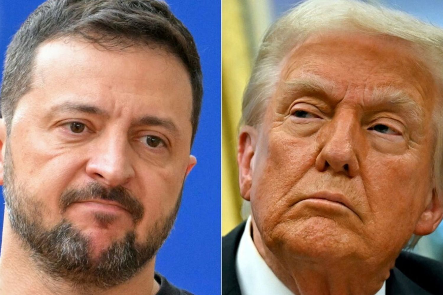 Volodymyr Zelensky e Donald Trump