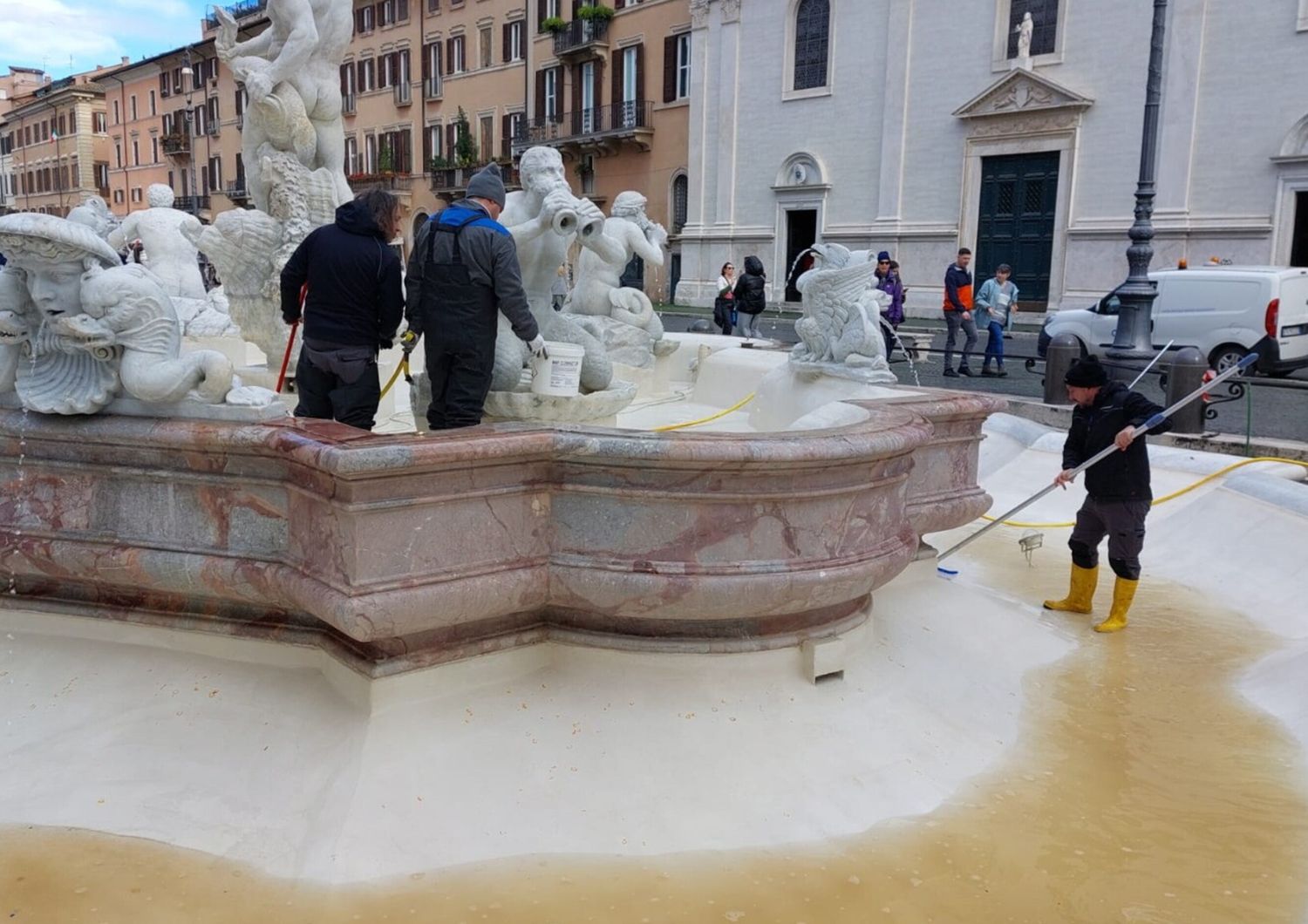 fango fontane monumentali roma campidoglio acquedotto