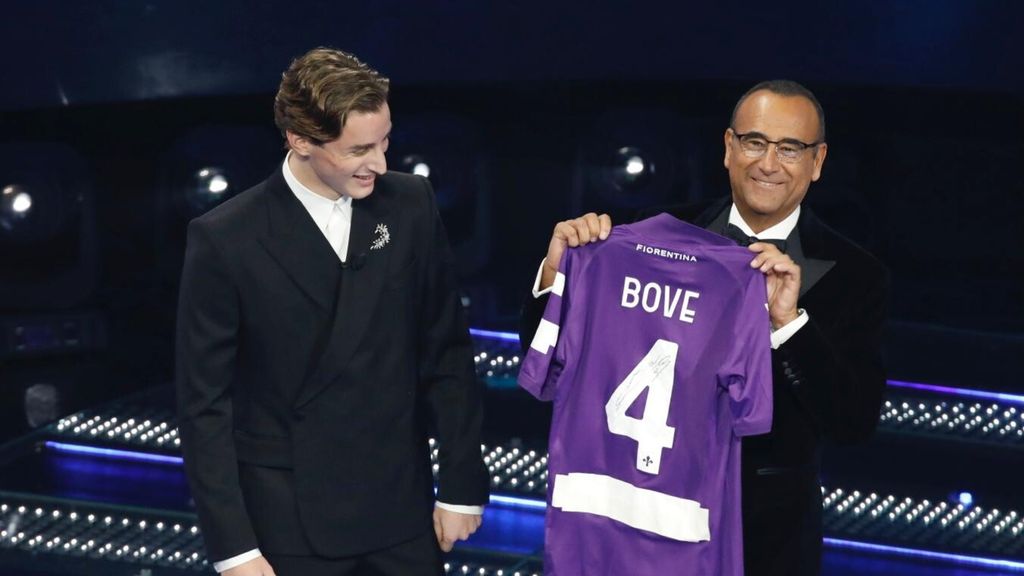 Bove commuove l'Ariston, "senza il calcio mi sento vuoto ma so di essere stato fortunato"