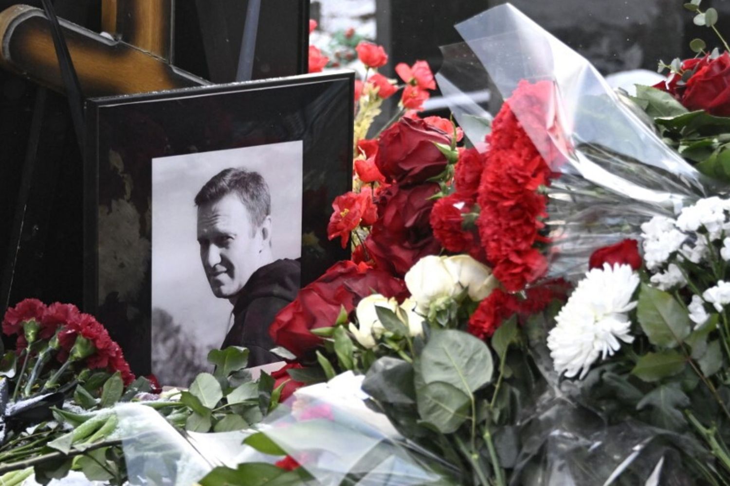 La tomba di Navalny a Mosca