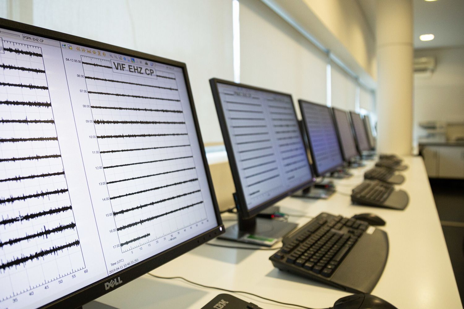 I sismografi rilevano le scosse di terremoto