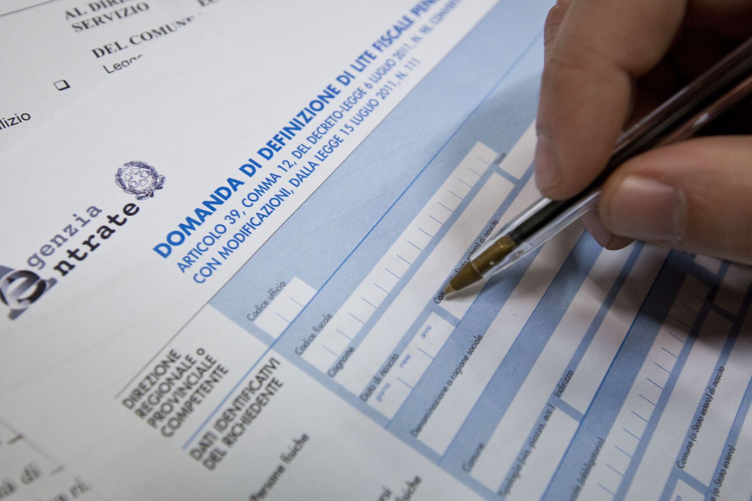 Modulo agenzia delle entrate