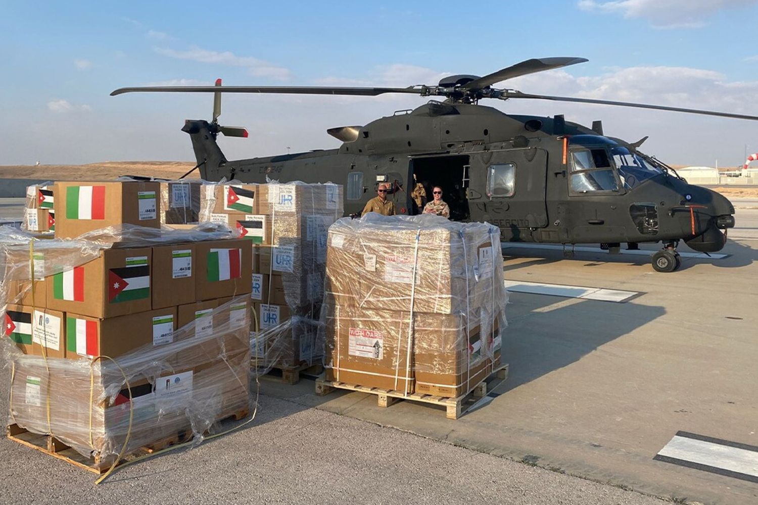 Italia e Giordania guidano operazione congiunta per aiuti umanitari a Gaza