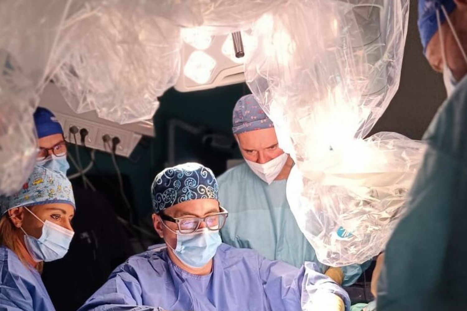 L'equipe medica che ha eseguito l'intervento