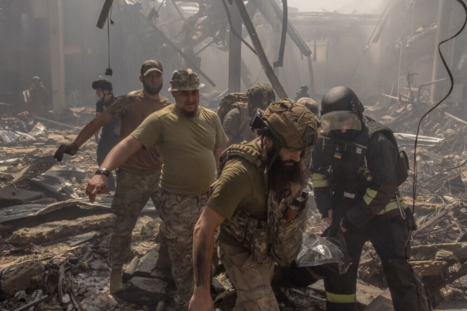 Soldati ucraini al confine russo