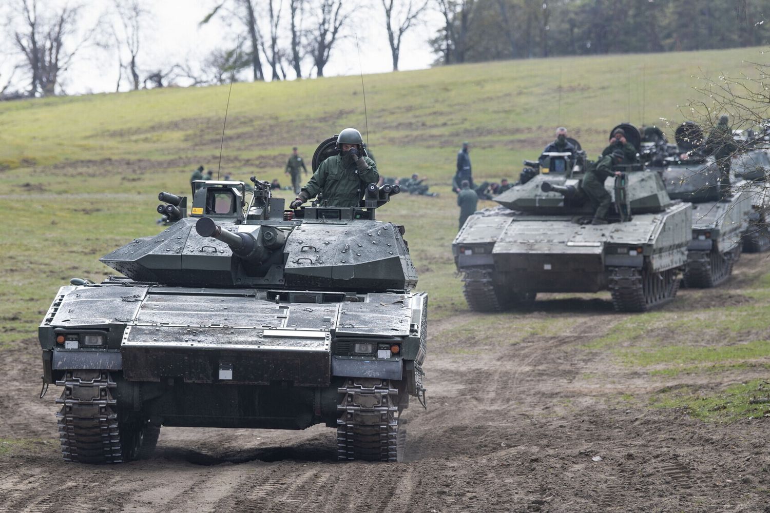 Militari ucraini in addestramento in Svezia