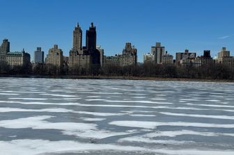 freddo ghiaccia laghetto central park&nbsp;