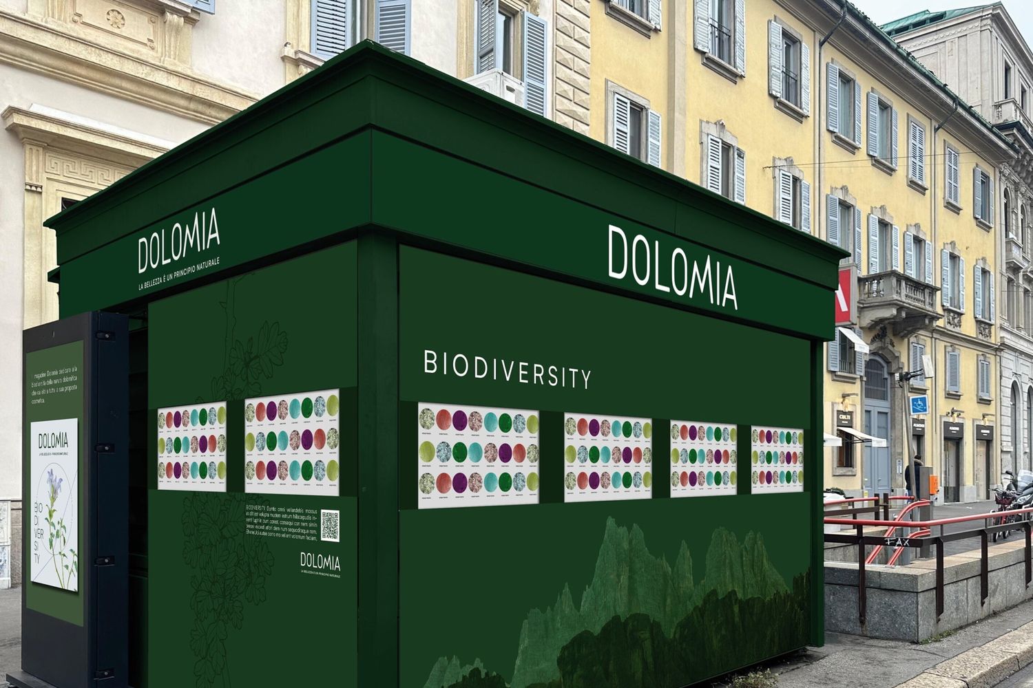 Rendering edicola erbario