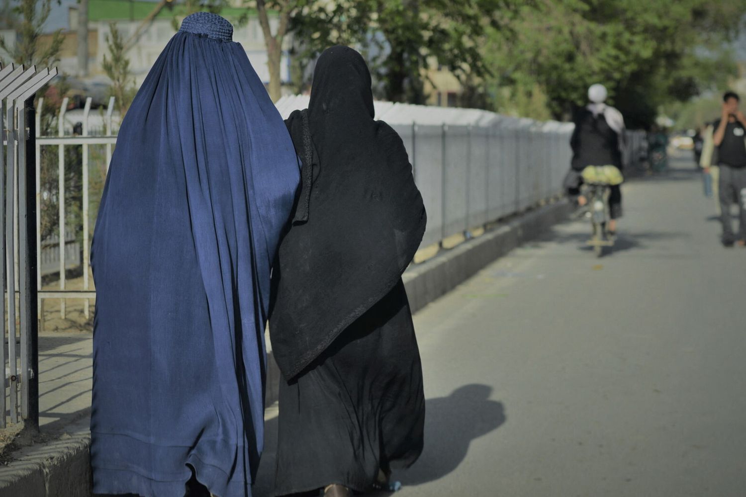 Donne con il Burka a Kabul&nbsp;