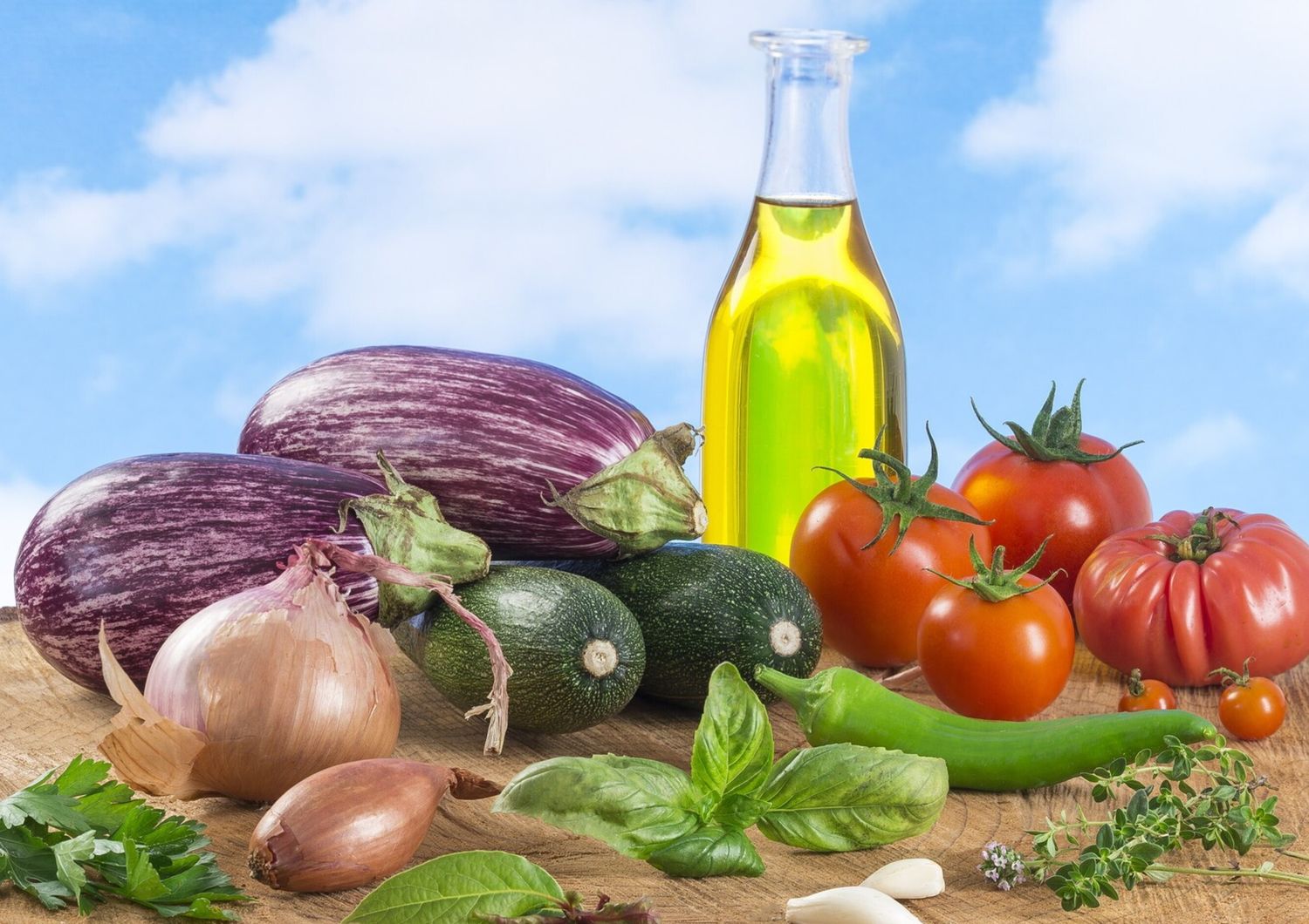 &nbsp;Gli ingredienti della dieta mediterranea