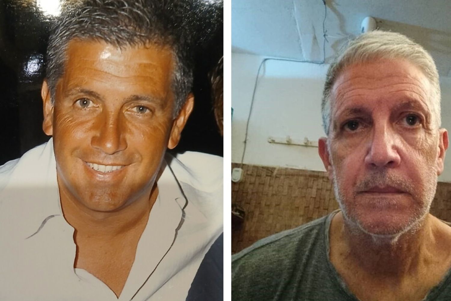 Maurizio Cocco, prima dell'arresto e dopo oltre due anni di detenzione