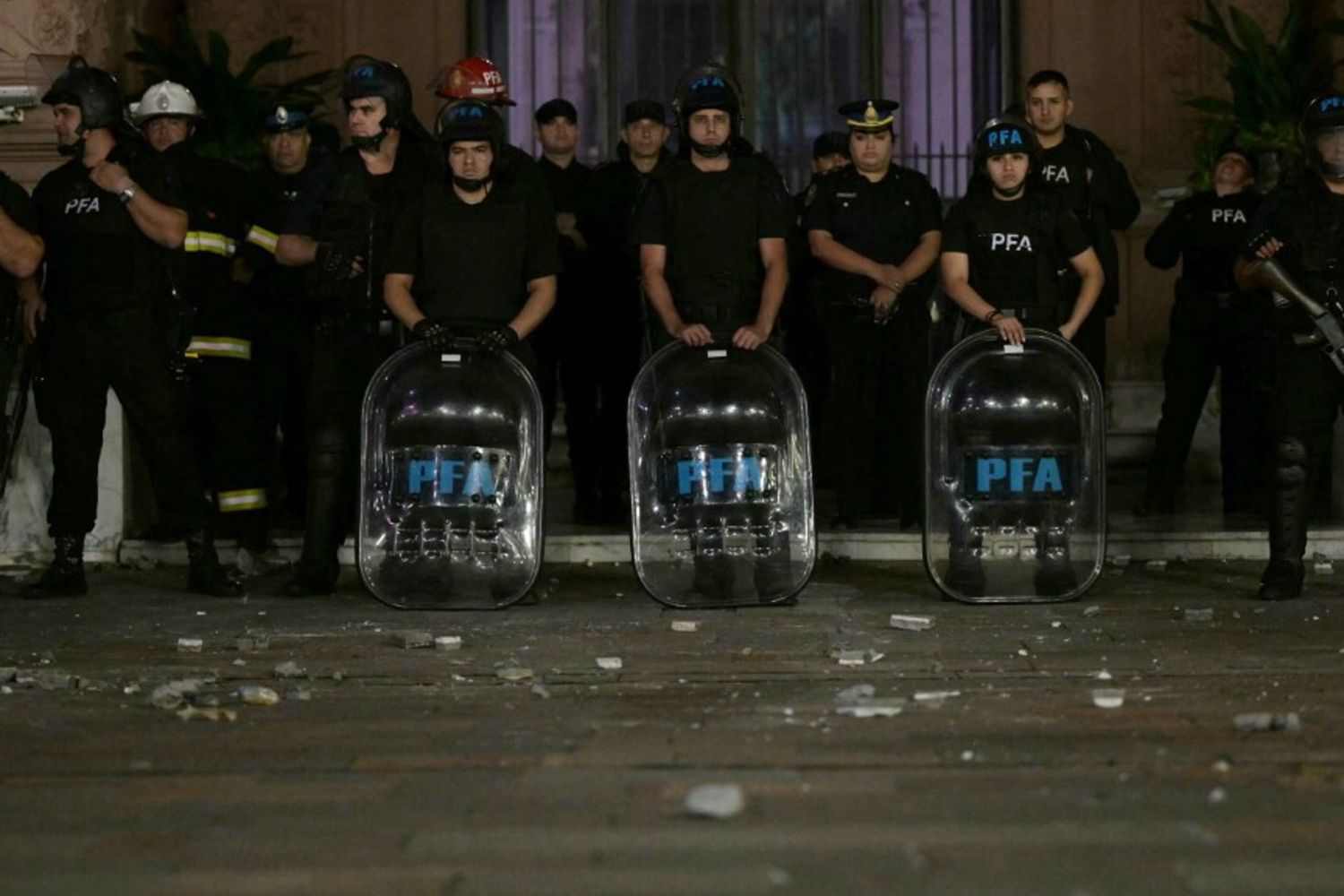 Scontri in Argentina