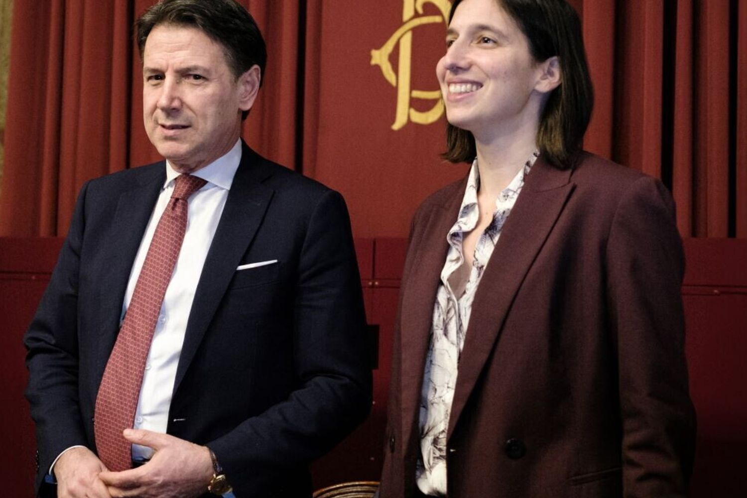 Giuseppe conte Elly Schlein