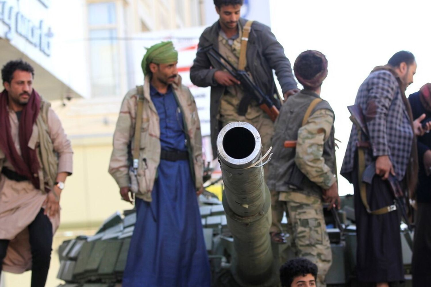 &nbsp;Miliziani Houthi a Sana'a