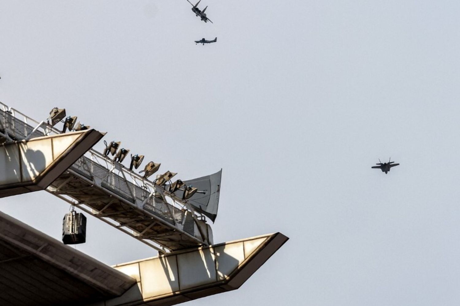 Caccia israeliani F-15 e F-35