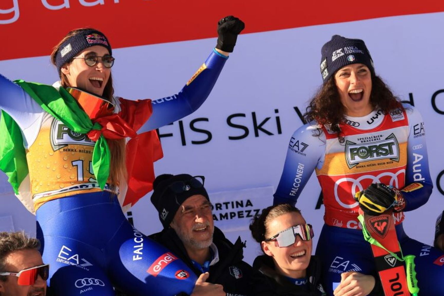 Sofia Goggia e Federica Brignone