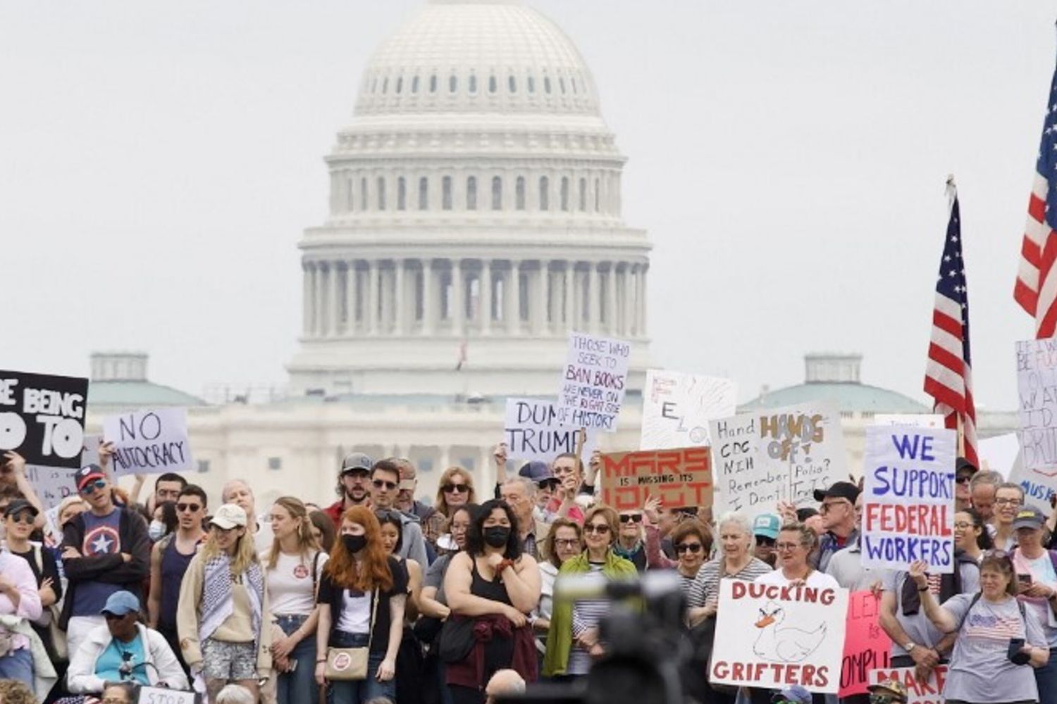 Protesta anti Trump in Usa