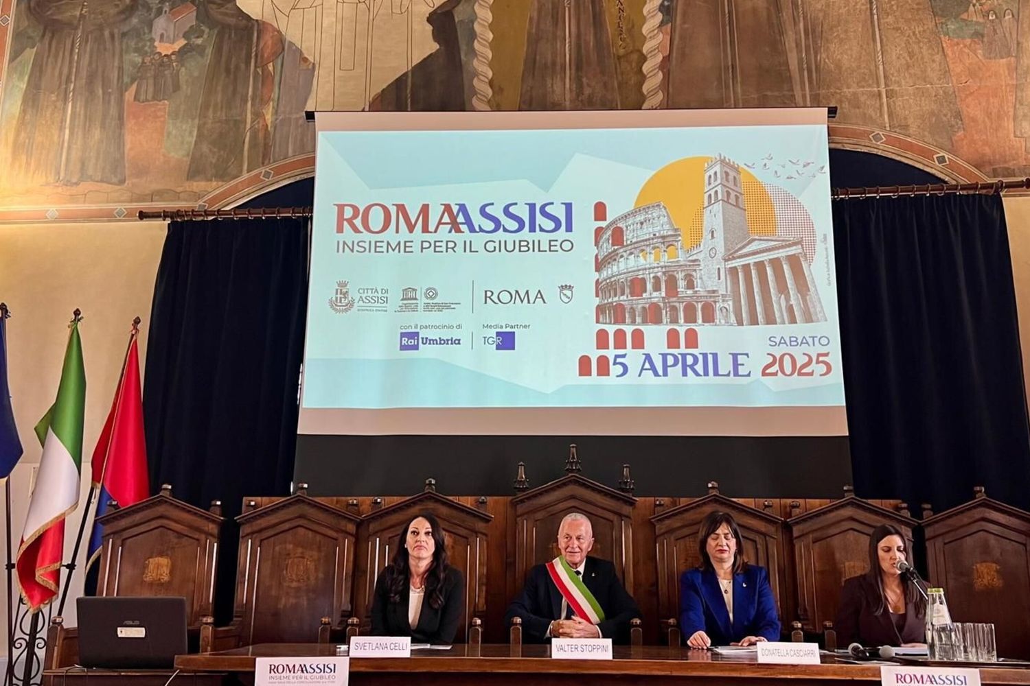 firma dell'accordo Roma- Assisi