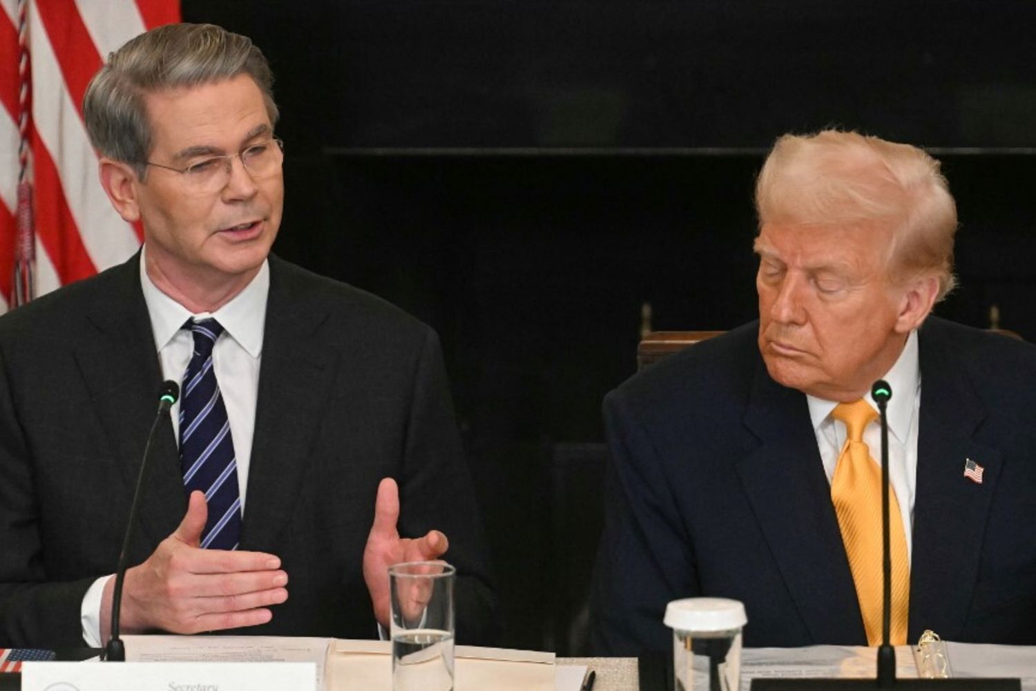 Donald Trump e  Scott Bessent