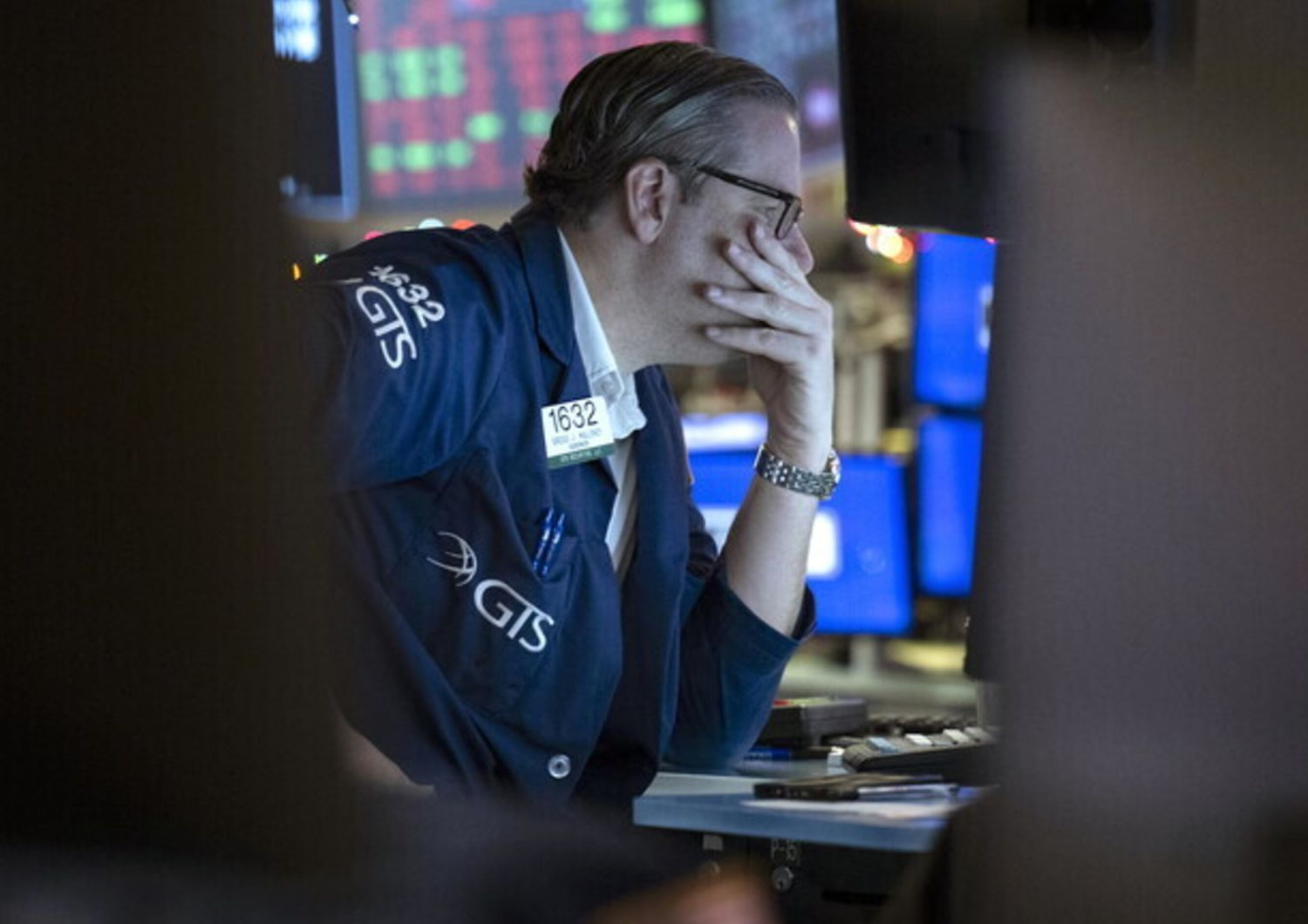 Un trader a Wall Street