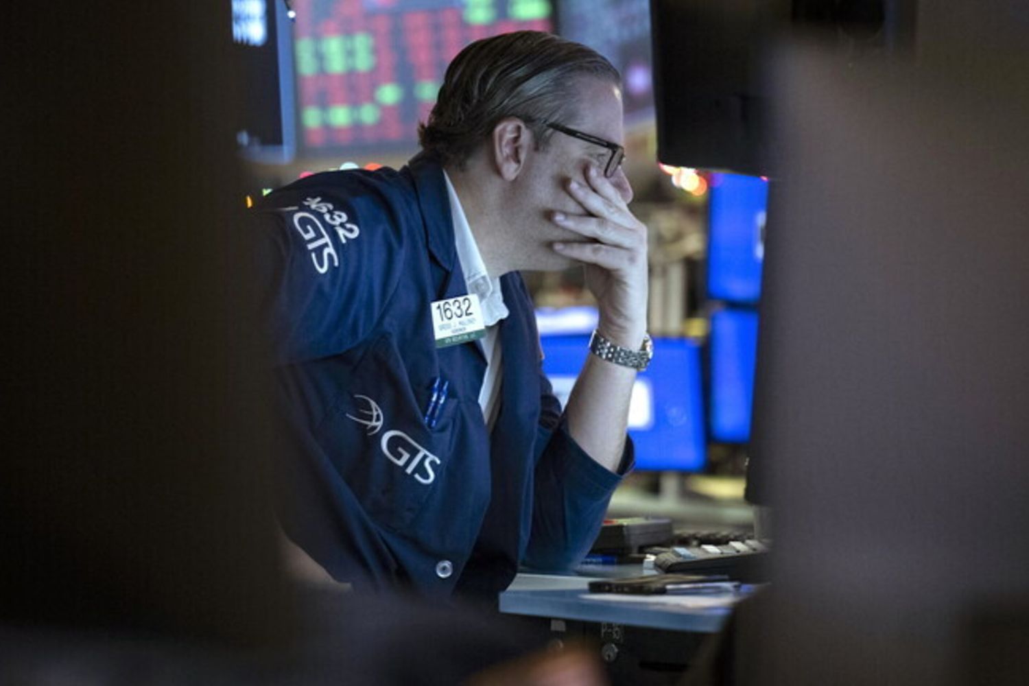 Un trader a Wall Street