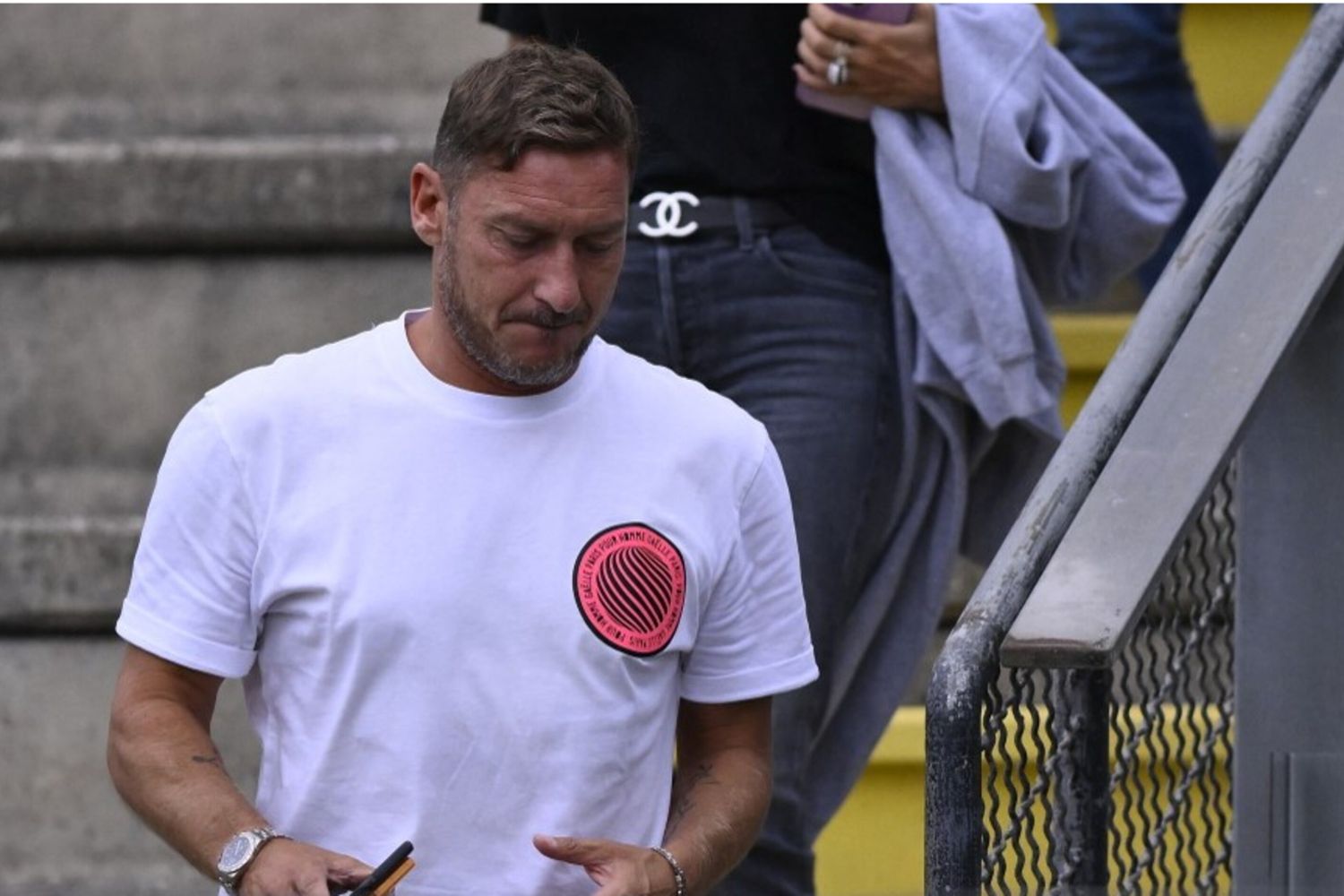 Totti intervistato a Mosca