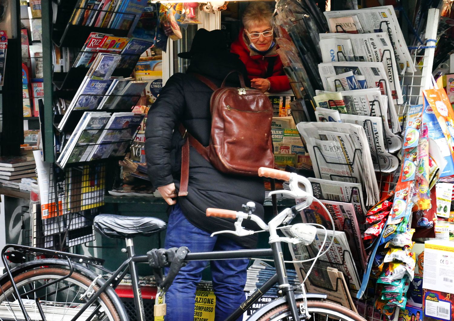 Edicola a Torino