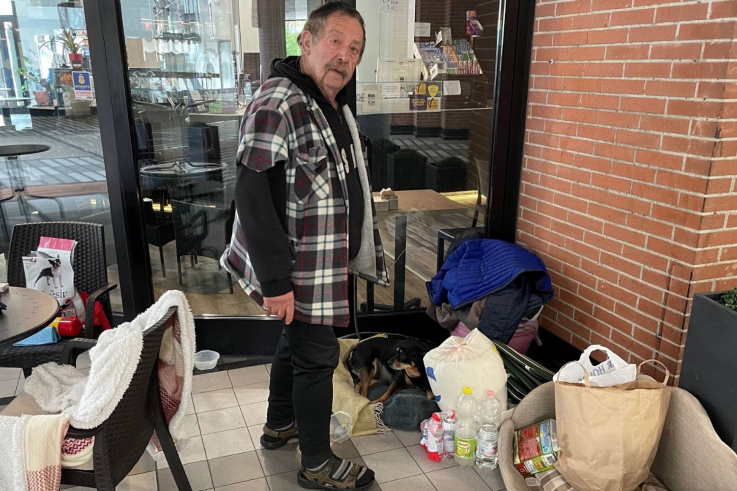 il senza tetto a Piacenza