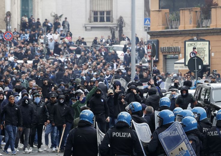 arresti derby roma lazio scontri polizia