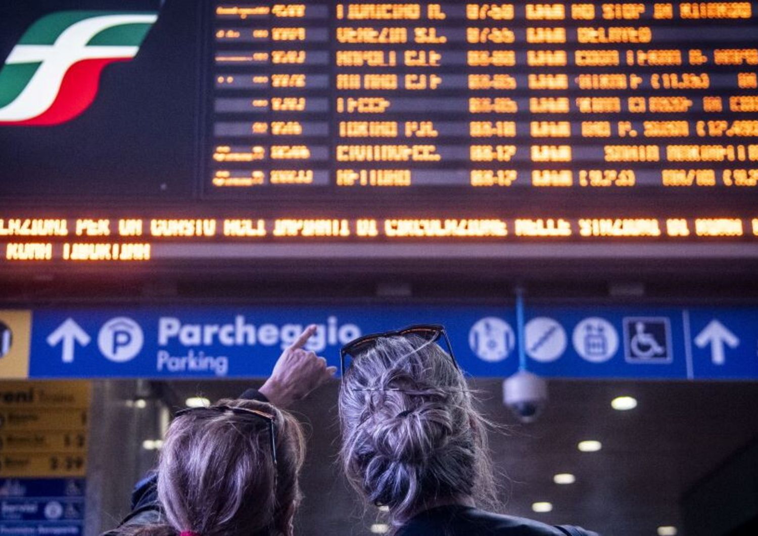 Maltempo treni cancellati