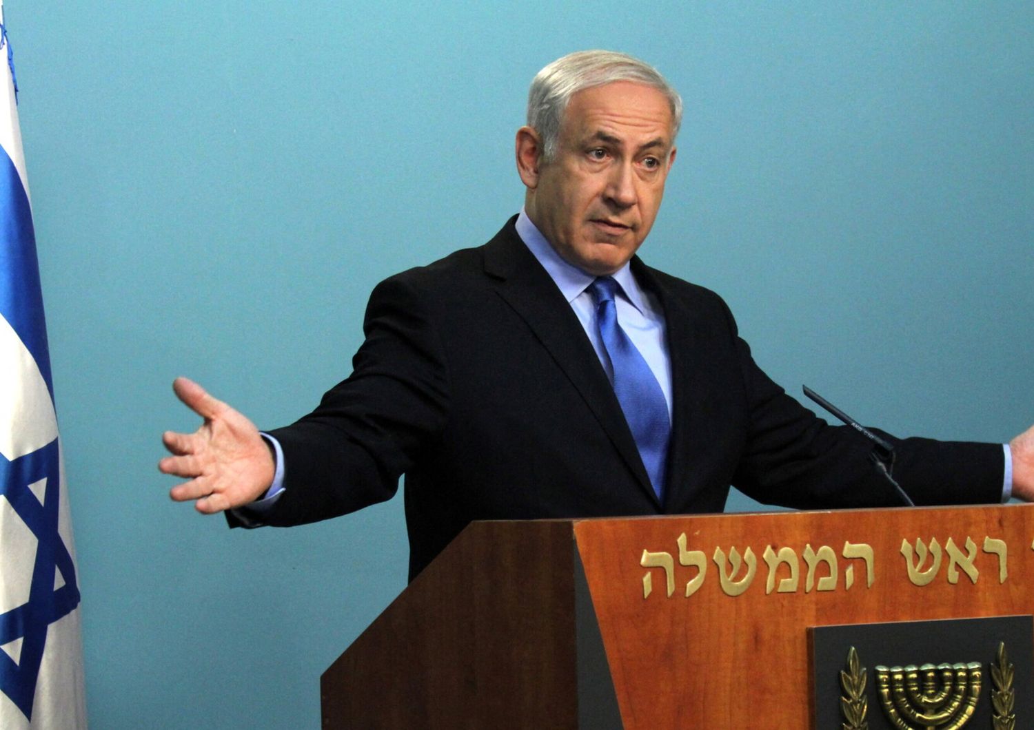 Il primo ministro israeliano Benjamin Netanyhau&nbsp;
