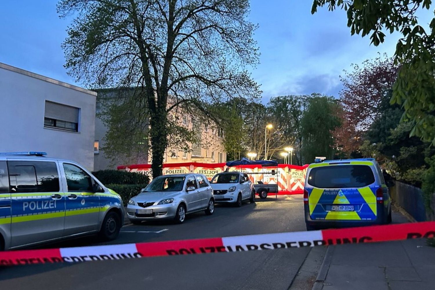 Luogo della sparatoria in Assia