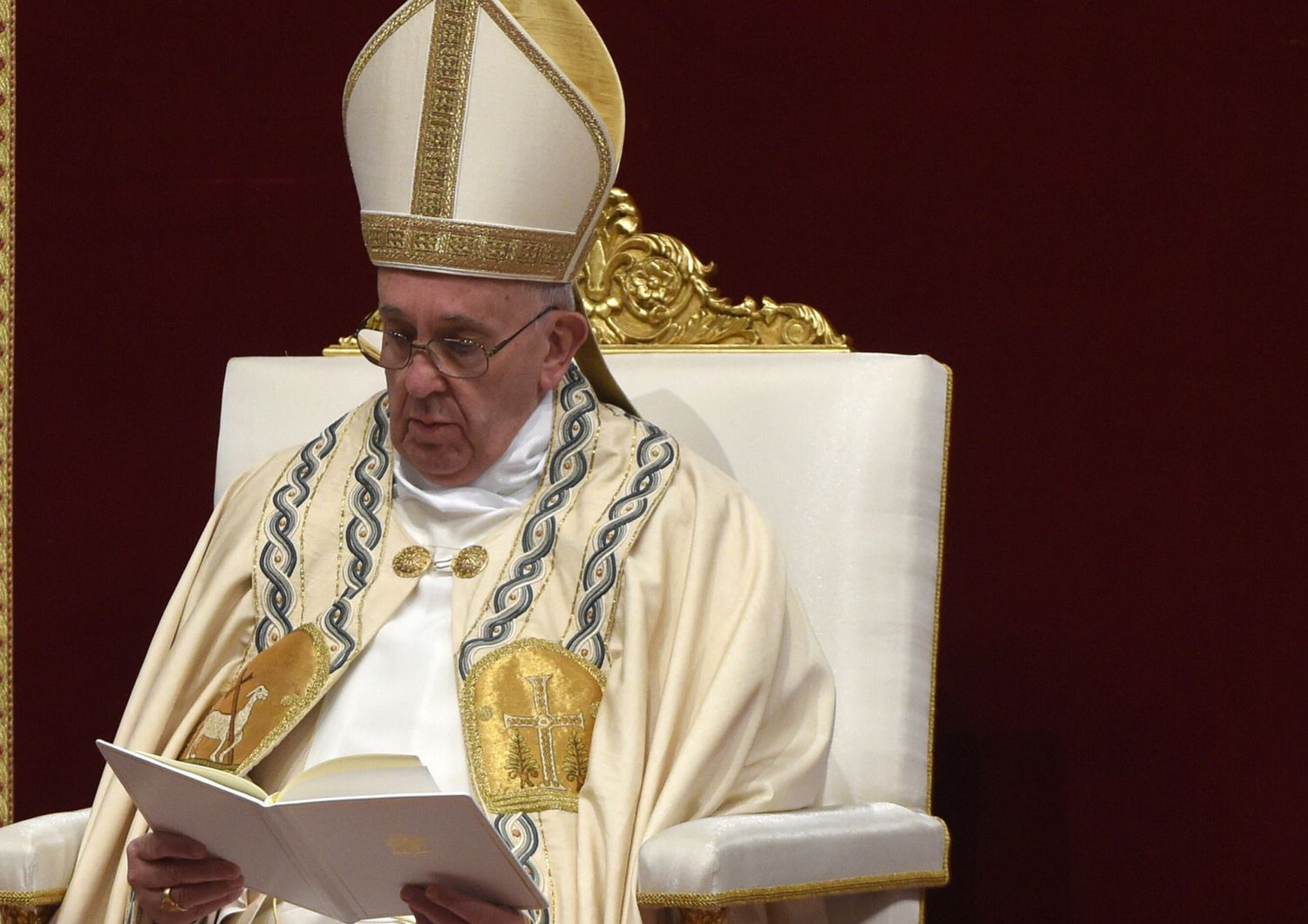 papa Francesco Te Deum (afp)&nbsp;