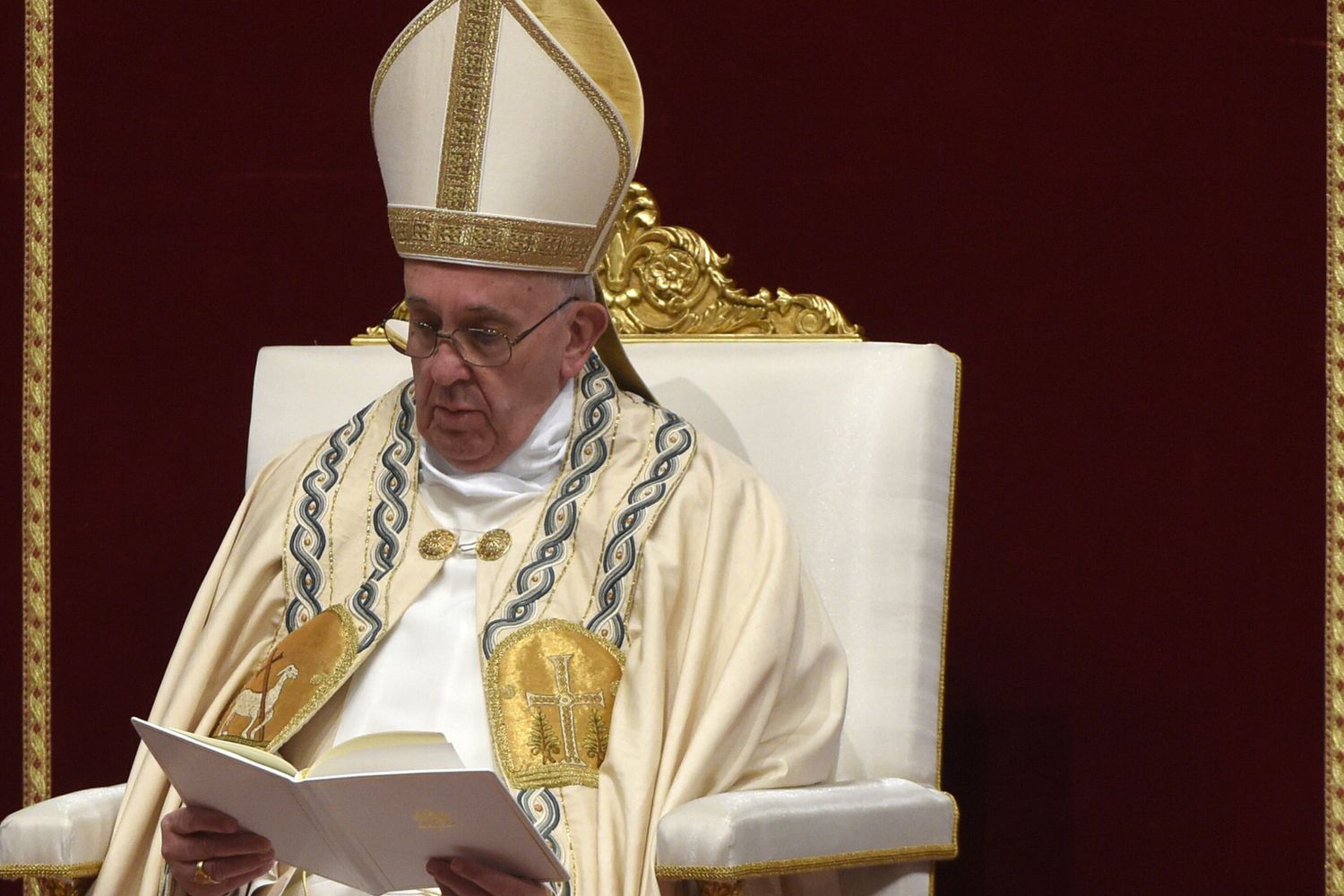 papa Francesco Te Deum (afp)&nbsp;